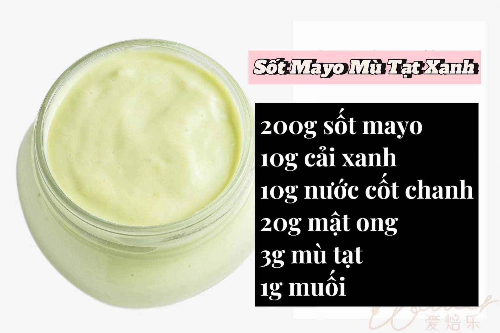 Công thức làm sốt Wasabi Nhật, sốt Mayo Mù Tạt Xanh và sốt Mù Tạt Mật Ong