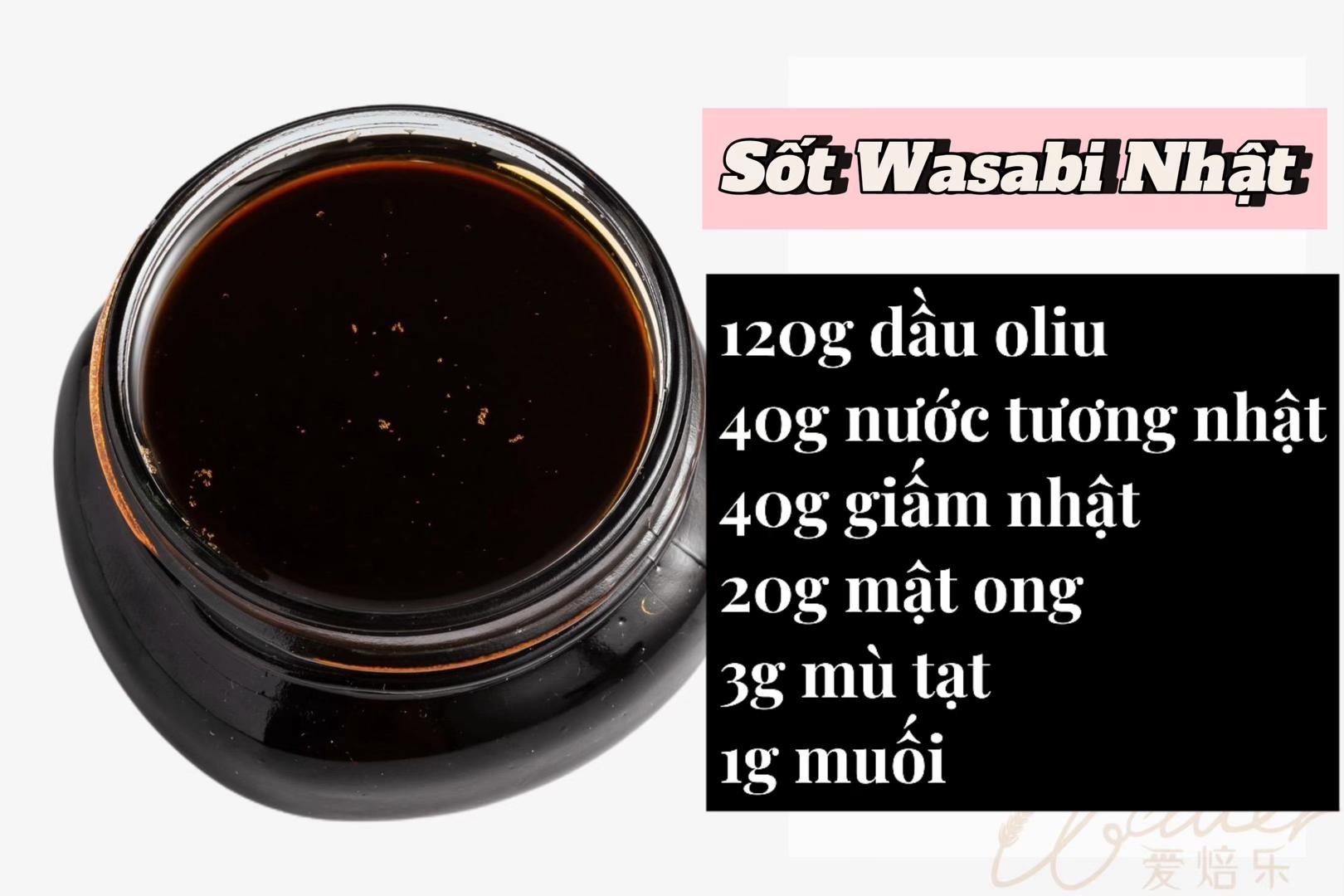 Công thức làm sốt Wasabi Nhật, sốt Mayo Mù Tạt Xanh và sốt Mù Tạt Mật Ong