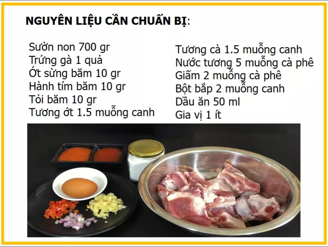 Công thức làm sườn rim chua ngọt ngon miệng, cách ướp và chiên giòn