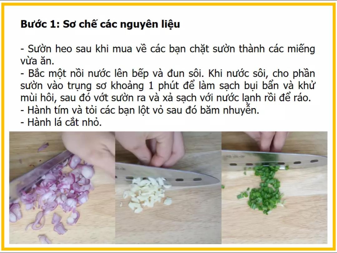 Công thức làm sườn rim mật ong ngon tuyệt, cách nấu chi tiết từng bước kèm hình ảnh minh họa