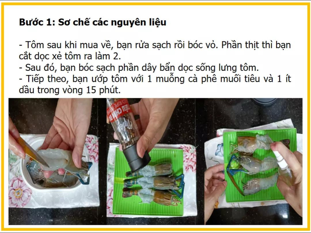 Công thức làm tôm càng xanh nướng phô mai Con Bò Cười ngon tuyệt