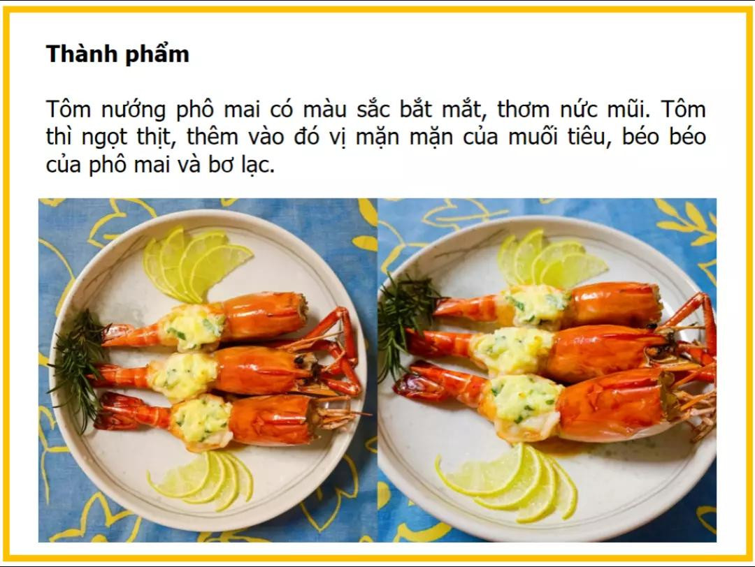 Công thức làm tôm càng xanh nướng phô mai Con Bò Cười ngon tuyệt