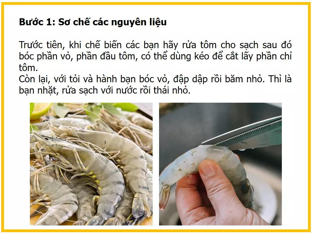 Công thức làm Tôm rang bơ tỏi ngon tuyệt