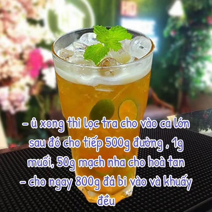 Công thức làm trà tắc chuẩn vị cho kinh doanh, chi tiết nguyên liệu và cách pha chế