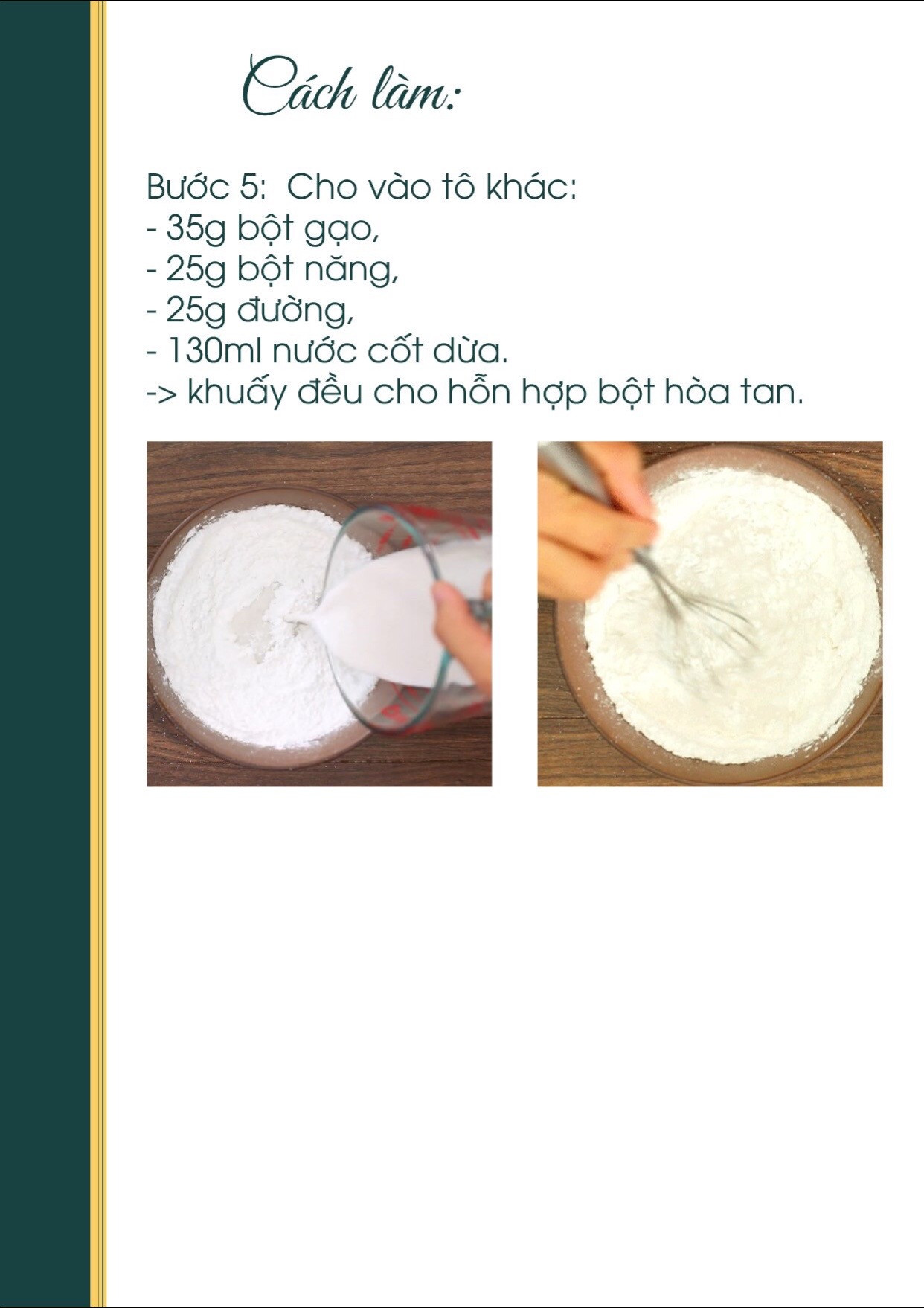 Công thức nấu ăn chay: Bánh Khoai Môn Hấp với lá cẩm và nước cốt dừa