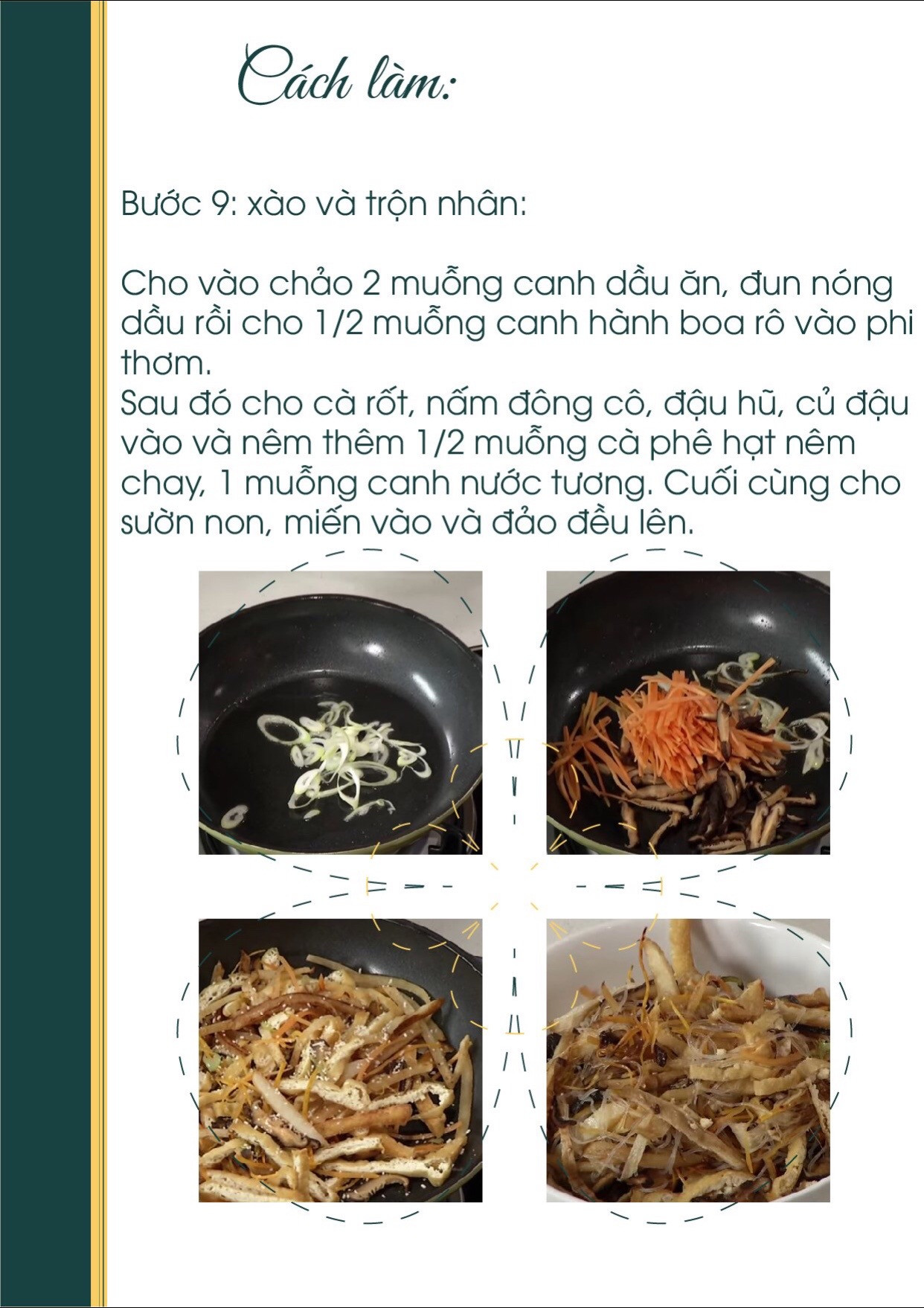 Công thức nấu ăn chay: Bánh Mì Hấp Chay (công thức 2) - Món ngon từ Vườn Chay An Nhiên
