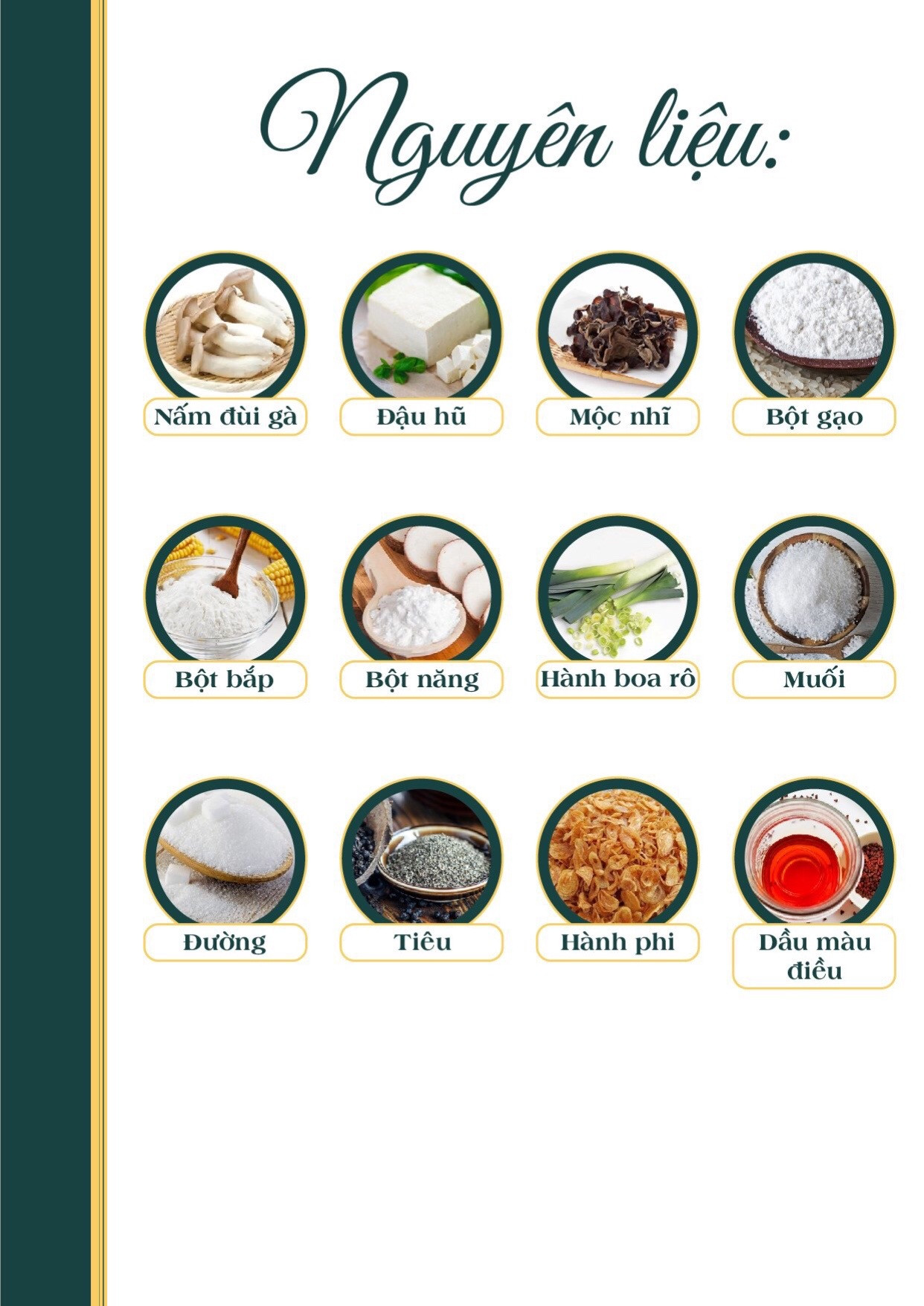 Công thức nấu ăn chay: Bánh Nậm Chay với nấm đùi gà, đậu hũ và mộc nhĩ