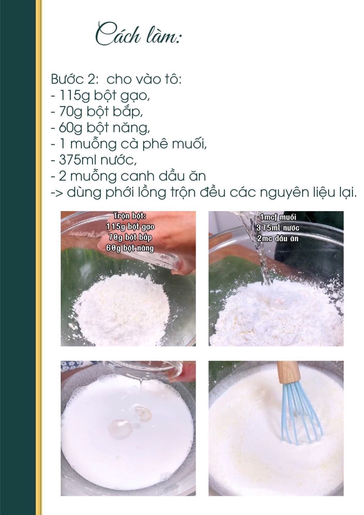 Công thức nấu ăn chay: Bánh Nậm Chay với nấm đùi gà, đậu hũ và mộc nhĩ