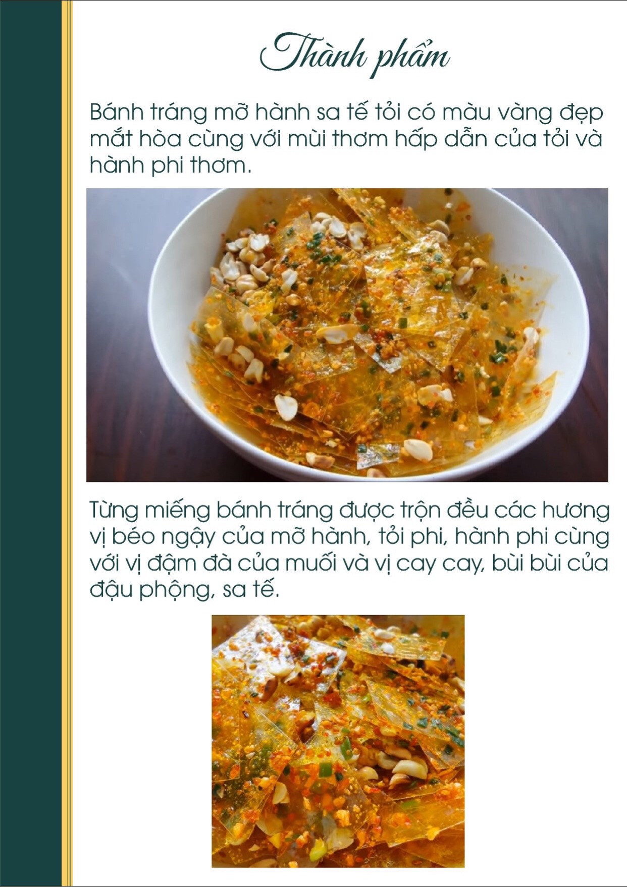 Công thức nấu ăn chay: Bánh Tráng Trộn Mỡ Hành (công thức 1) - Món ăn vặt ngon từ Vườn Chay An Nhiên