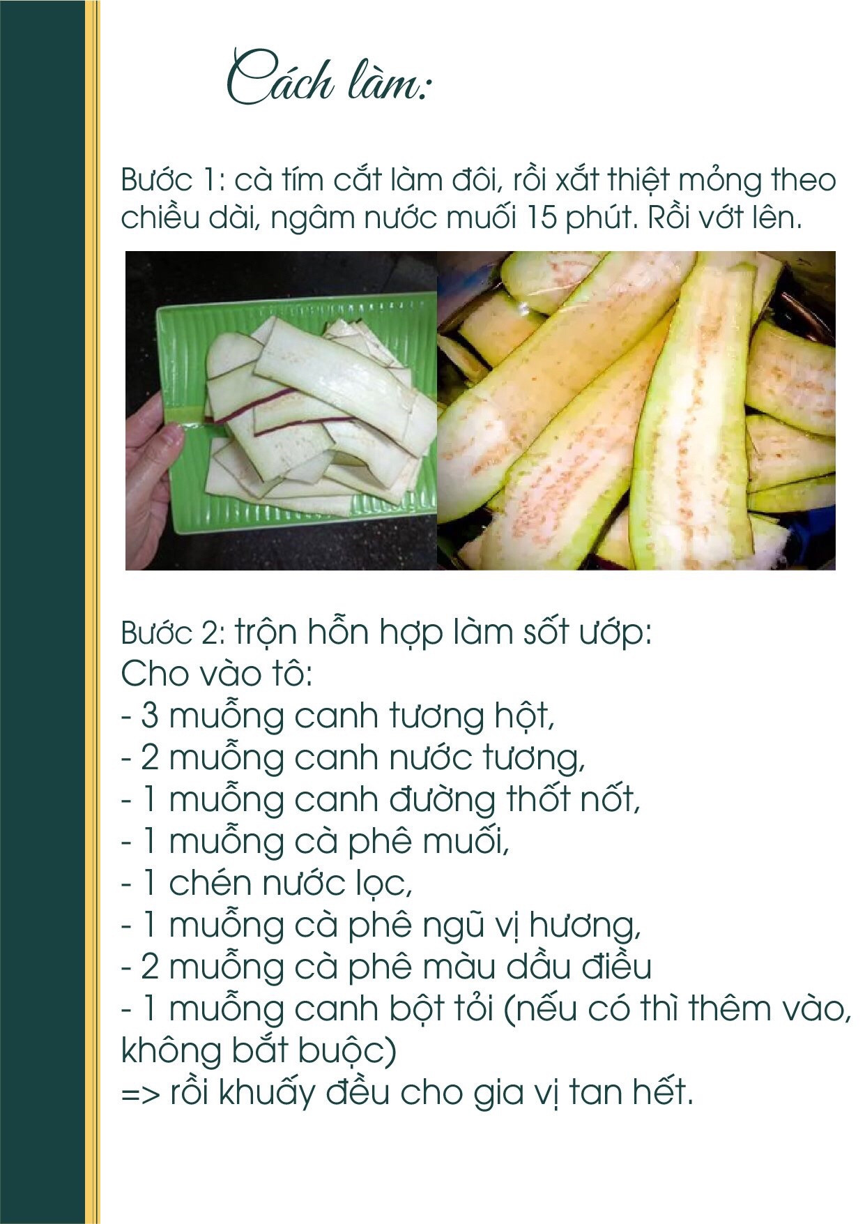 Công thức nấu ăn chay: Cà Tím Cuộn Nấm Xiên Que nướng ngon miệng