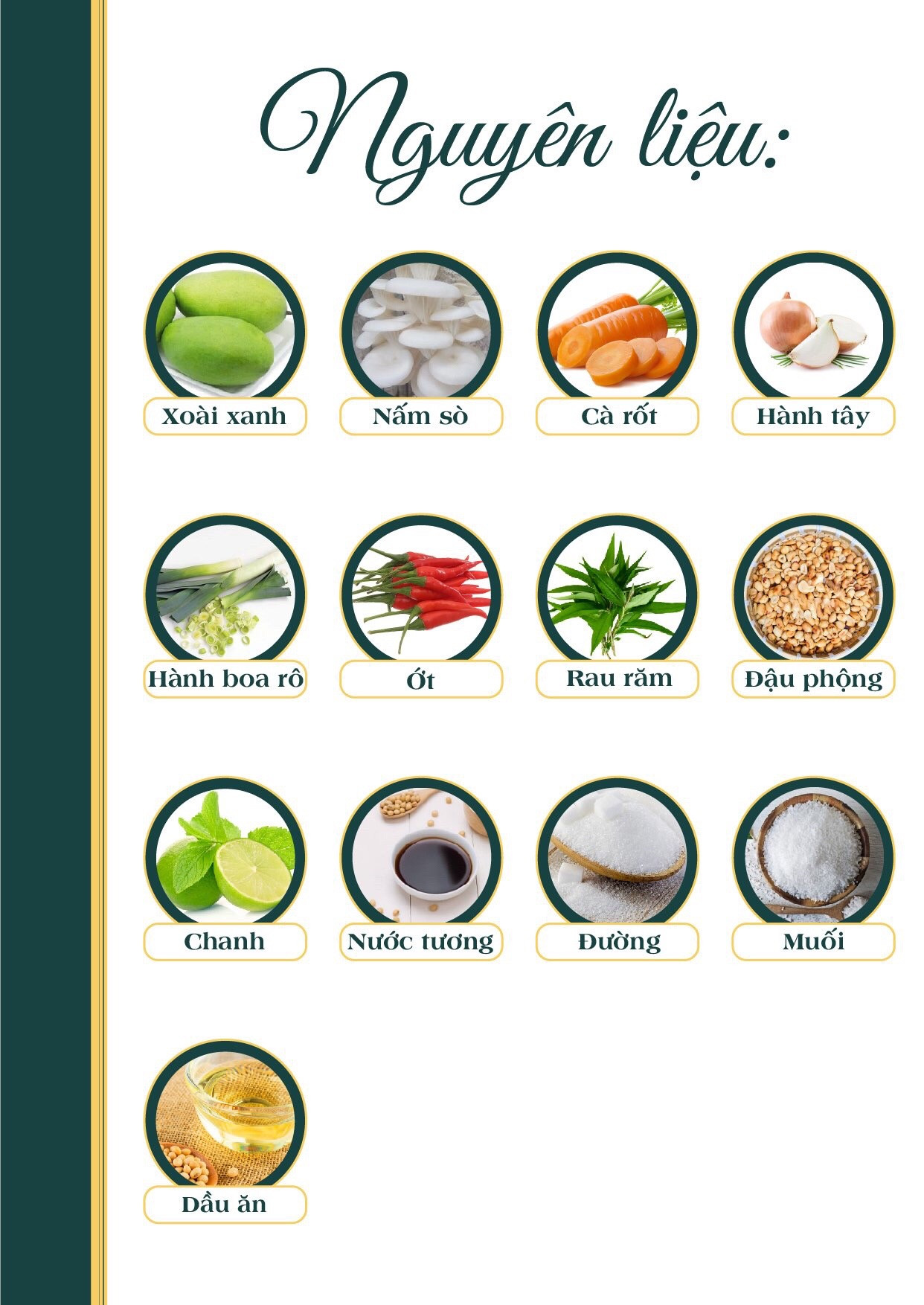 Công thức nấu ăn chay: Gỏi Xoài Chay với xoài xanh, nấm sò, cà rốt và rau răm