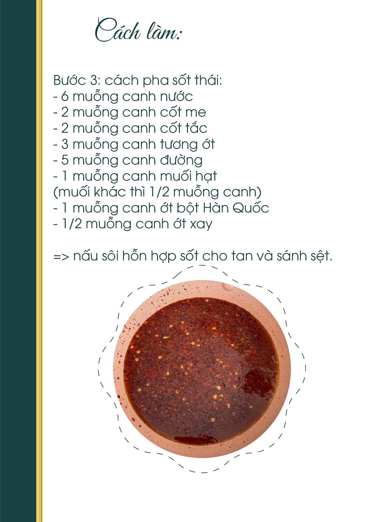 Công thức nấu ăn chay: Nấm Sốt Thái Chay với xoài xanh và sốt ớt chua cay