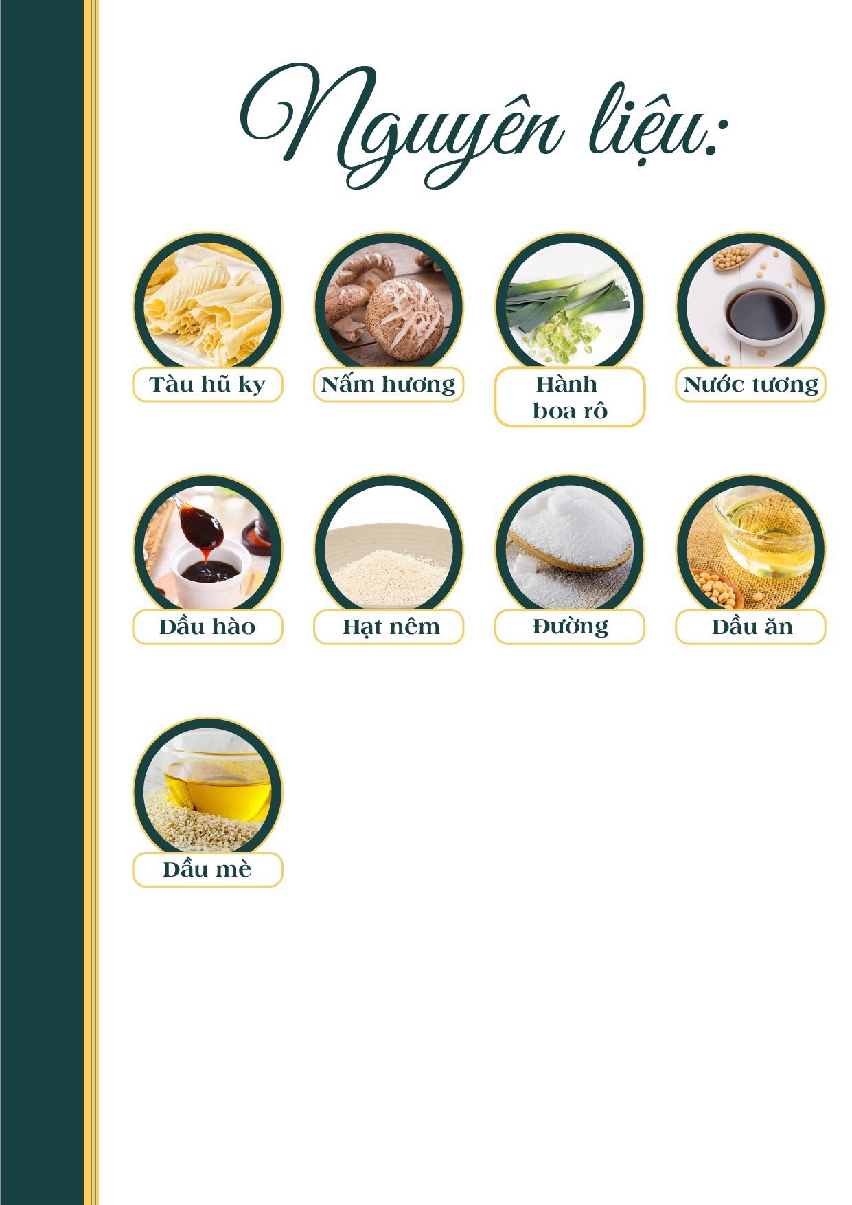 Công thức nấu ăn chay: Tàu hũ ky cuộn nấm hương với nước sốt hạt nêm và dầu hào