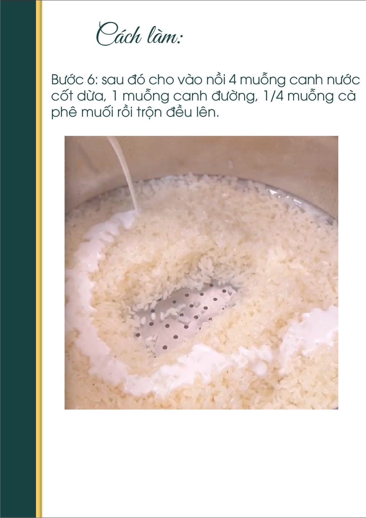 Công thức nấu ăn chay: Xôi Mặn Chay (công thức 2) với gạo nếp, nấm hương và mộc nhĩ