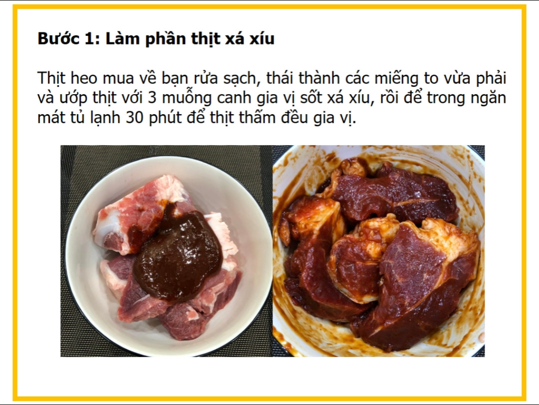Công thức nấu Bánh mì chảo với thịt xá xíu, xúc xích, trứng và phô mai