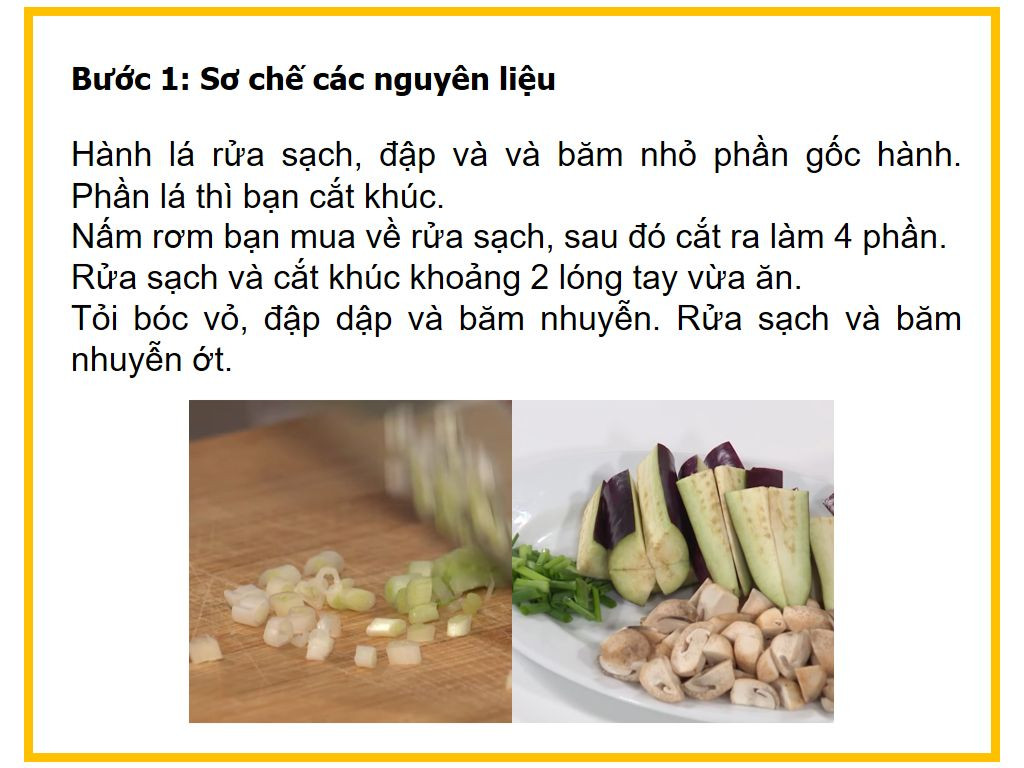Công thức nấu Cà tím kho thịt bằm