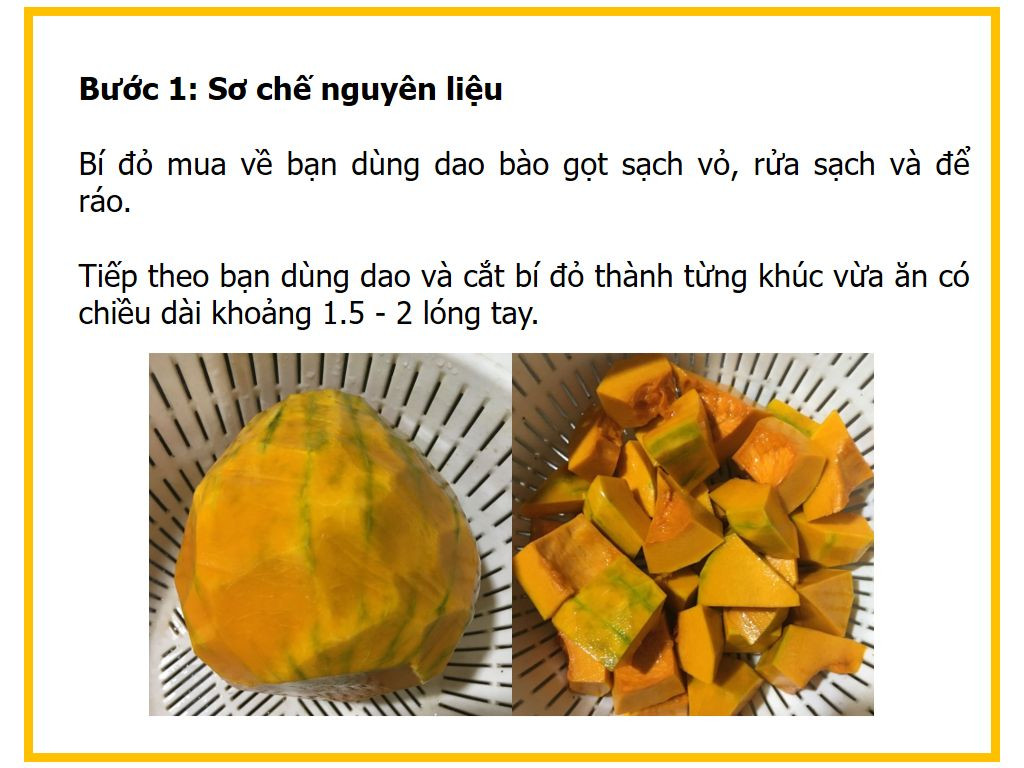 Công thức nấu canh bí đỏ đậu phộng ngon miệng, dễ làm