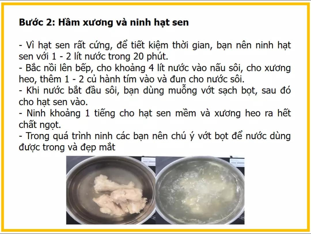 Công thức nấu canh mọc hạt sen thơm ngon bổ dưỡng với nấm hương và trứng cút