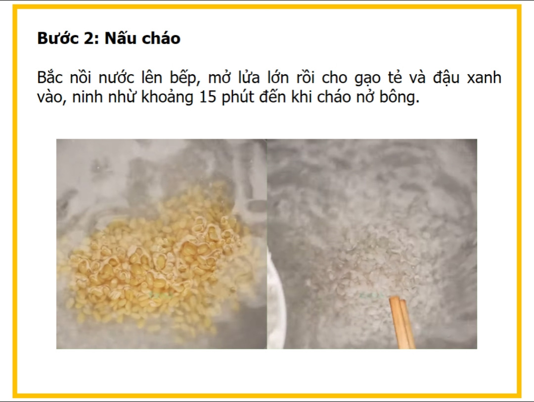 Công thức nấu Cháo gà hạt sen đậu xanh ngon bổ dưỡng