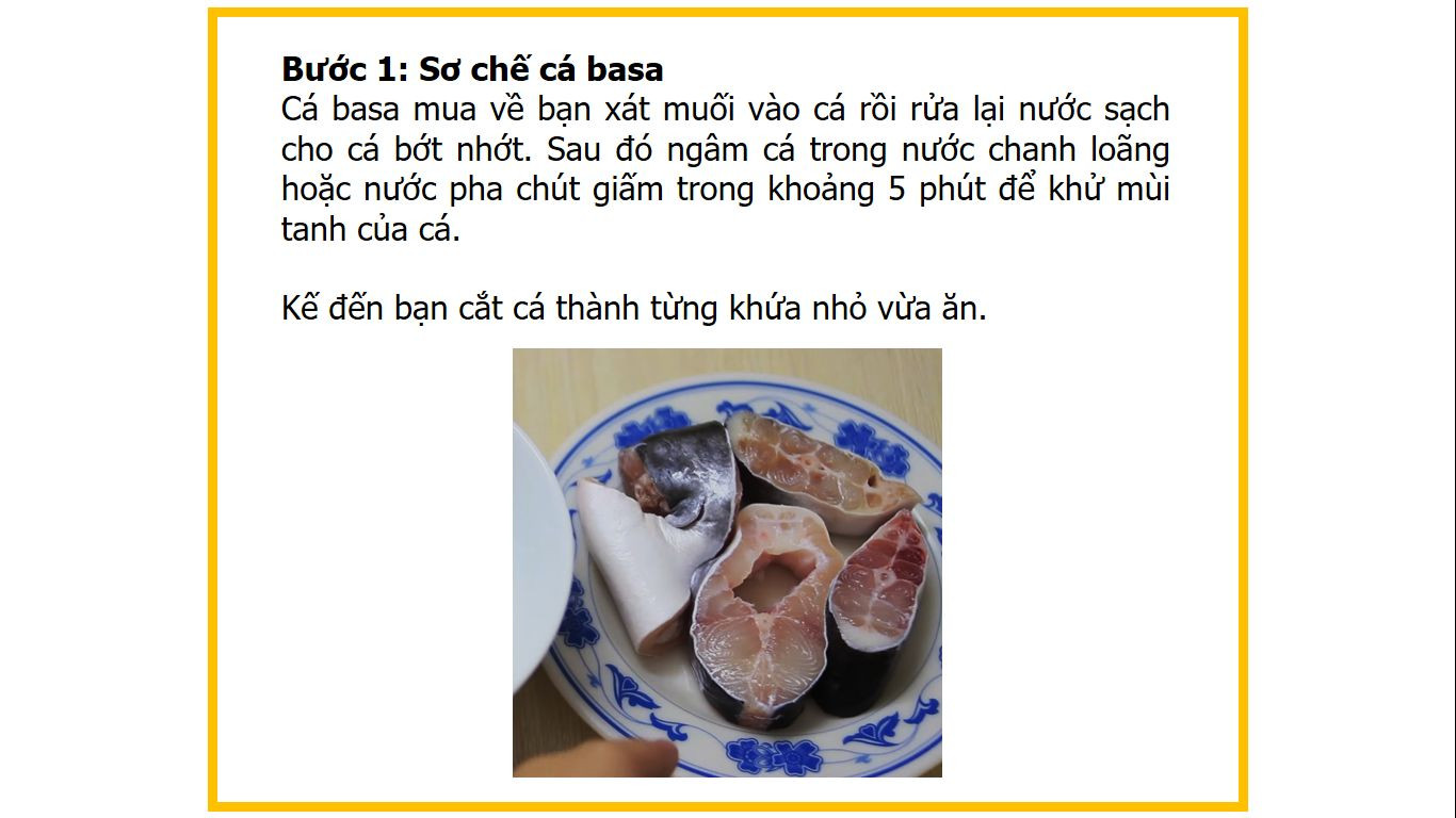 Công thức nấu món Cá Basa kho tộ ngon tuyệt