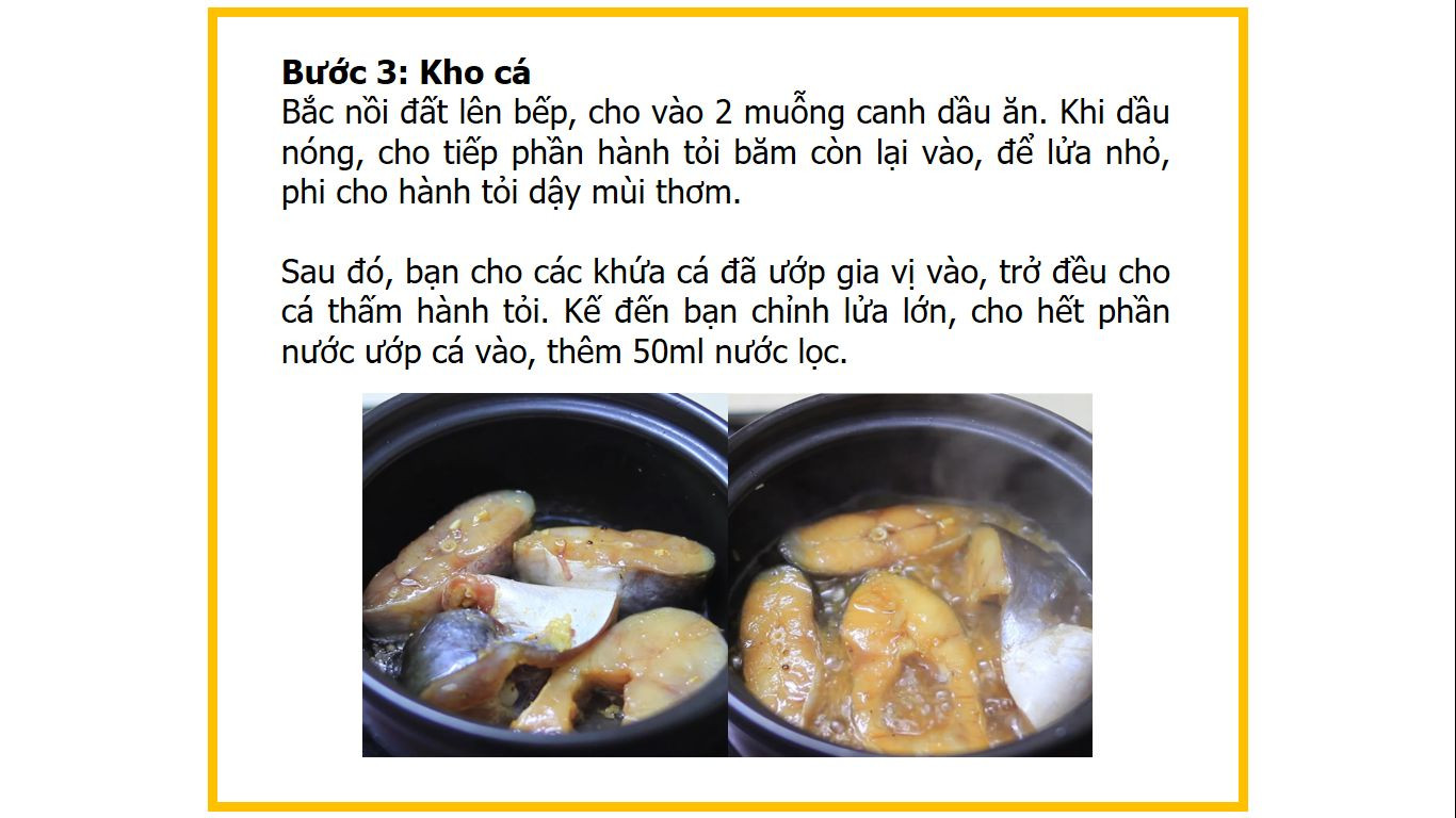 Công thức nấu món Cá Basa kho tộ ngon tuyệt