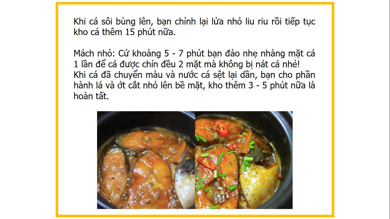 Công thức nấu món Cá Basa kho tộ ngon tuyệt