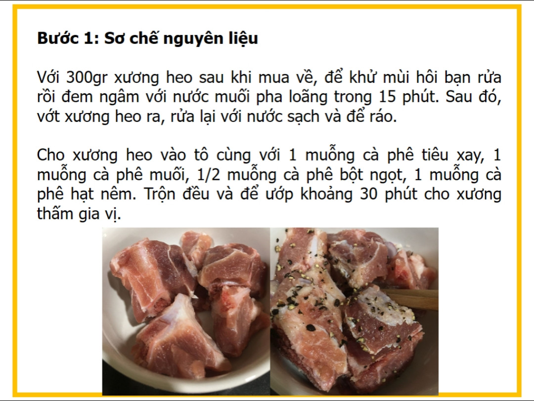 Công thức nấu món canh bí đỏ hầm xương heo ngon, nước ngọt thanh