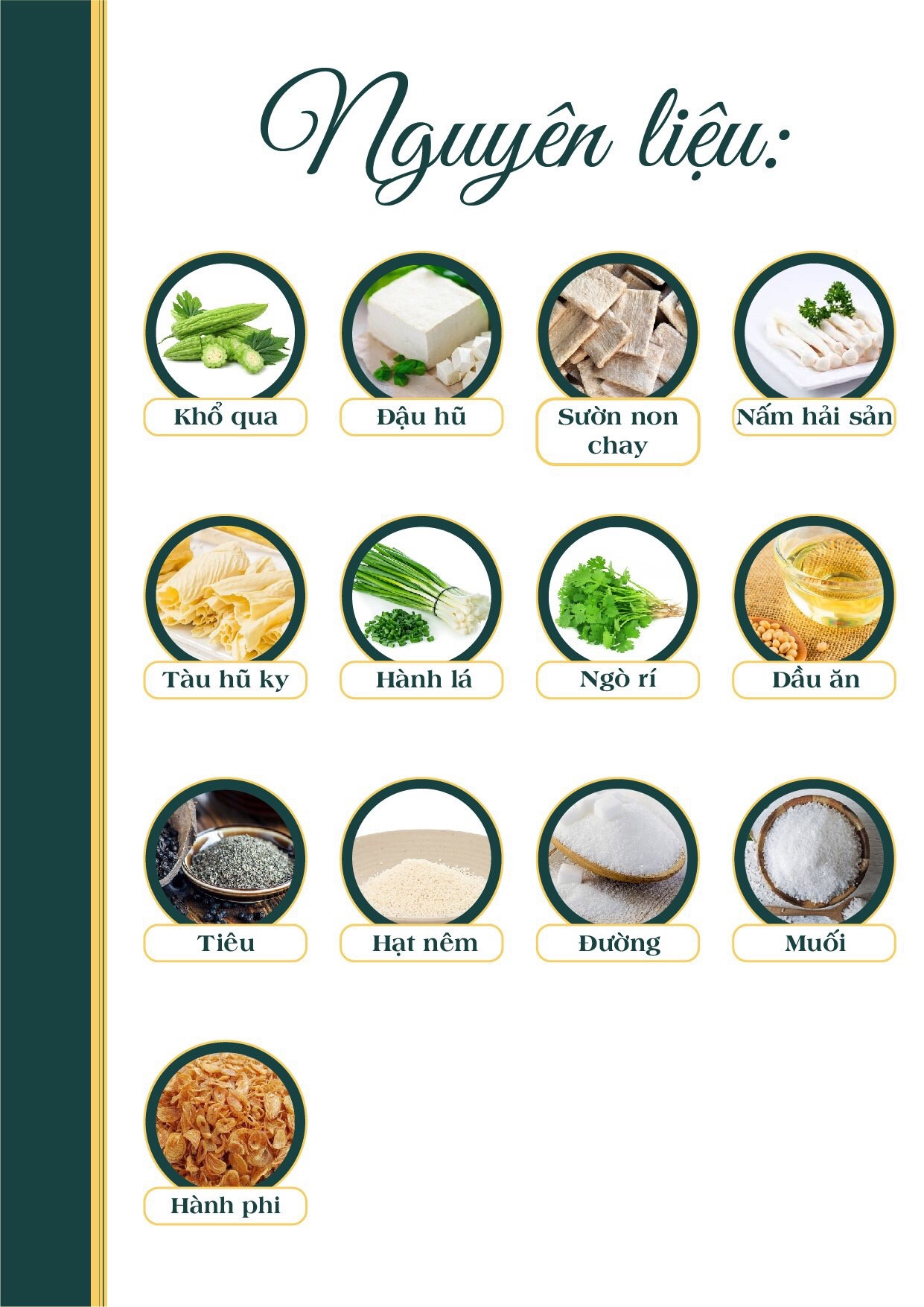 Công thức nấu món Canh Khổ Qua Nhồi Chả Chay ngon miệng