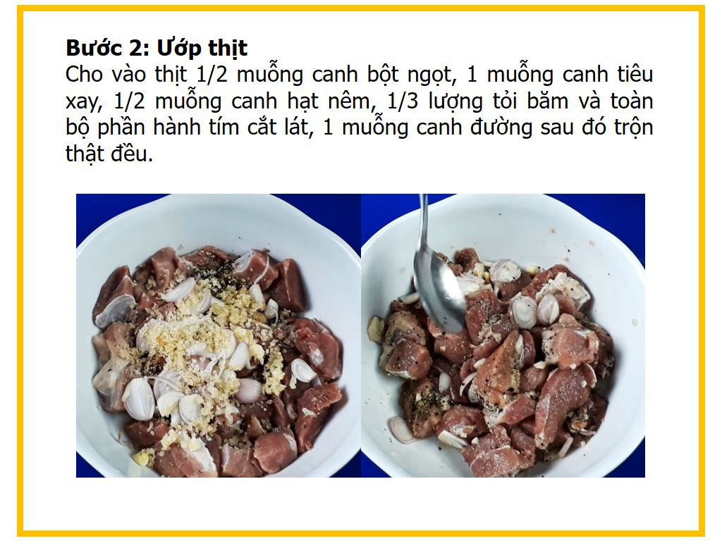 Công thức nấu món thịt nạc kho tiêu đậm đà, giòn ngon