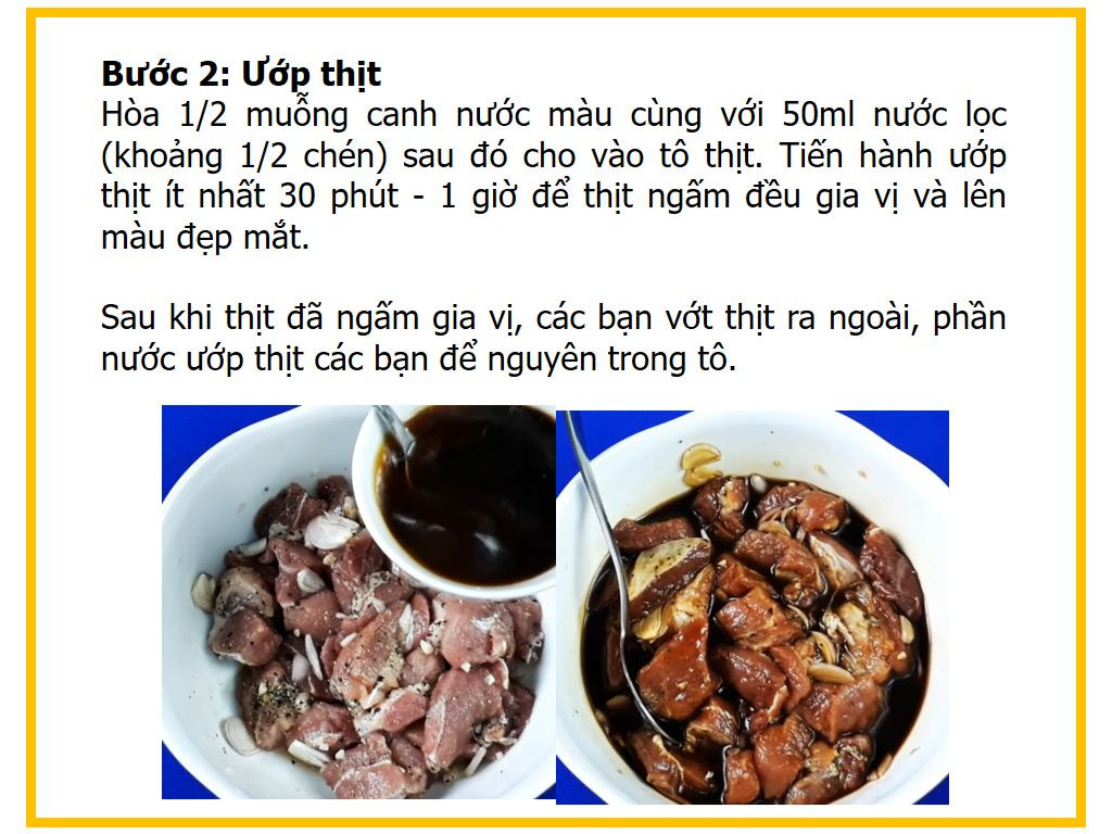 Công thức nấu món thịt nạc kho tiêu đậm đà, giòn ngon