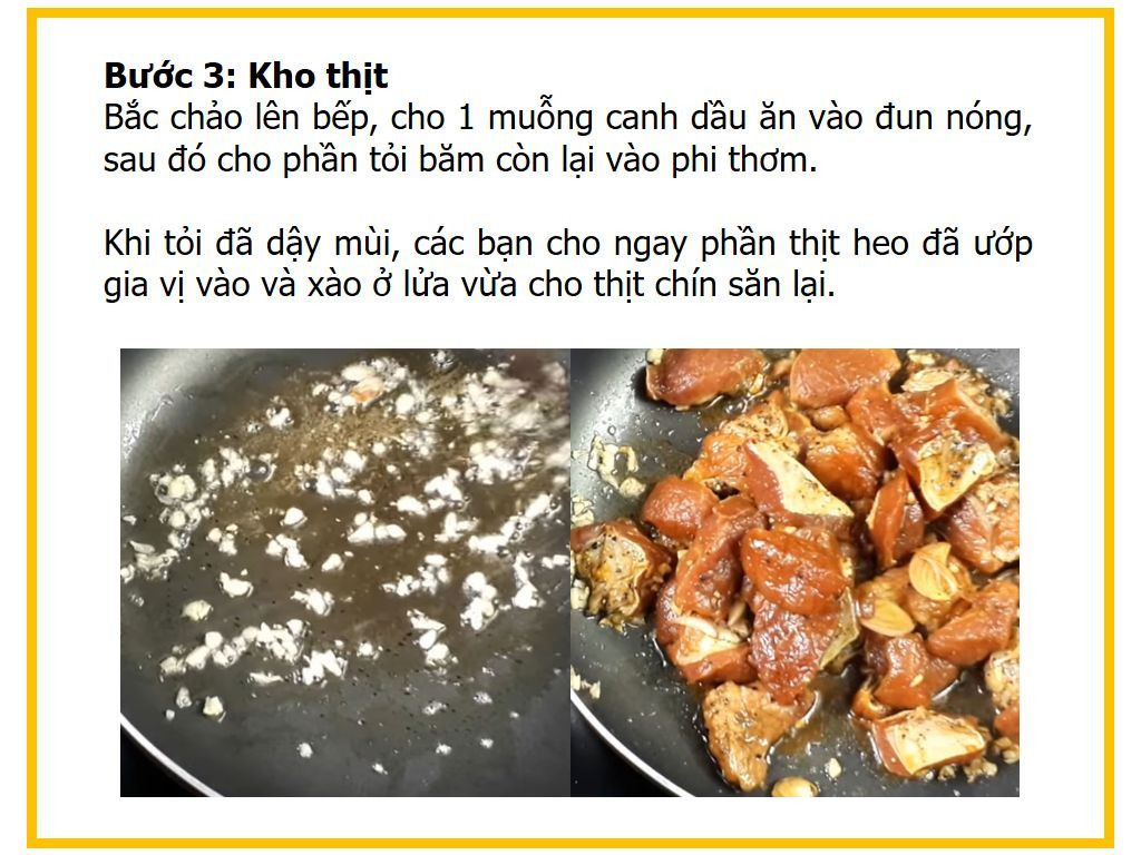 Công thức nấu món thịt nạc kho tiêu đậm đà, giòn ngon