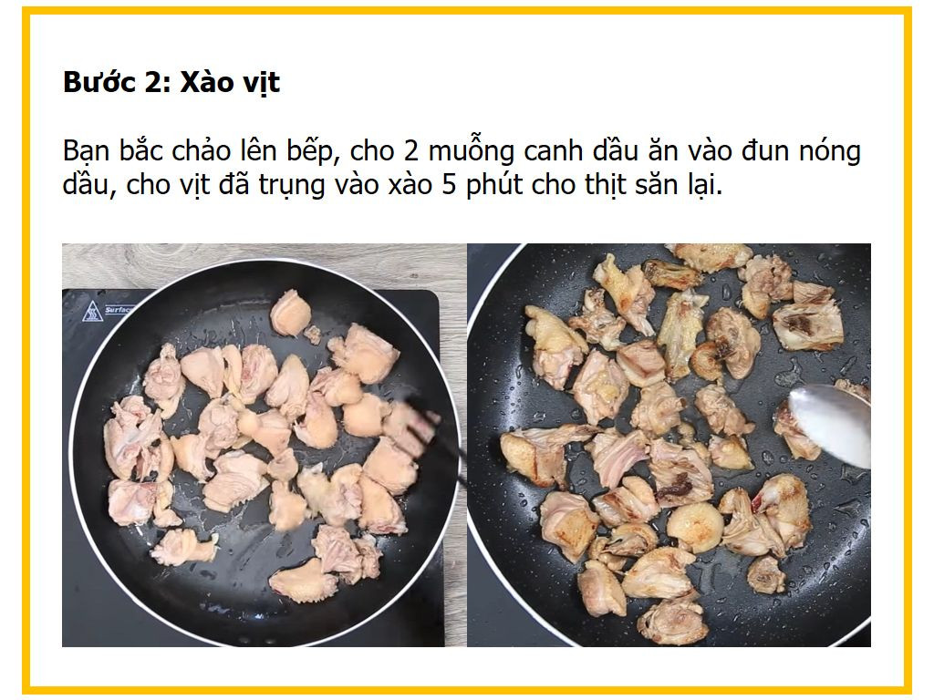 Công thức nấu món Vịt kho tiêu ngon tuyệt