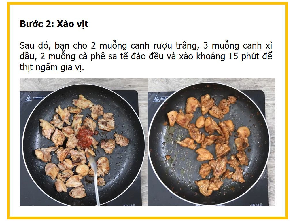 Công thức nấu món Vịt kho tiêu ngon tuyệt