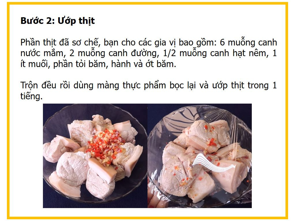 Công thức nấu Thịt kho trứng muối với thịt heo, nước dừa và gia vị đặc trưng