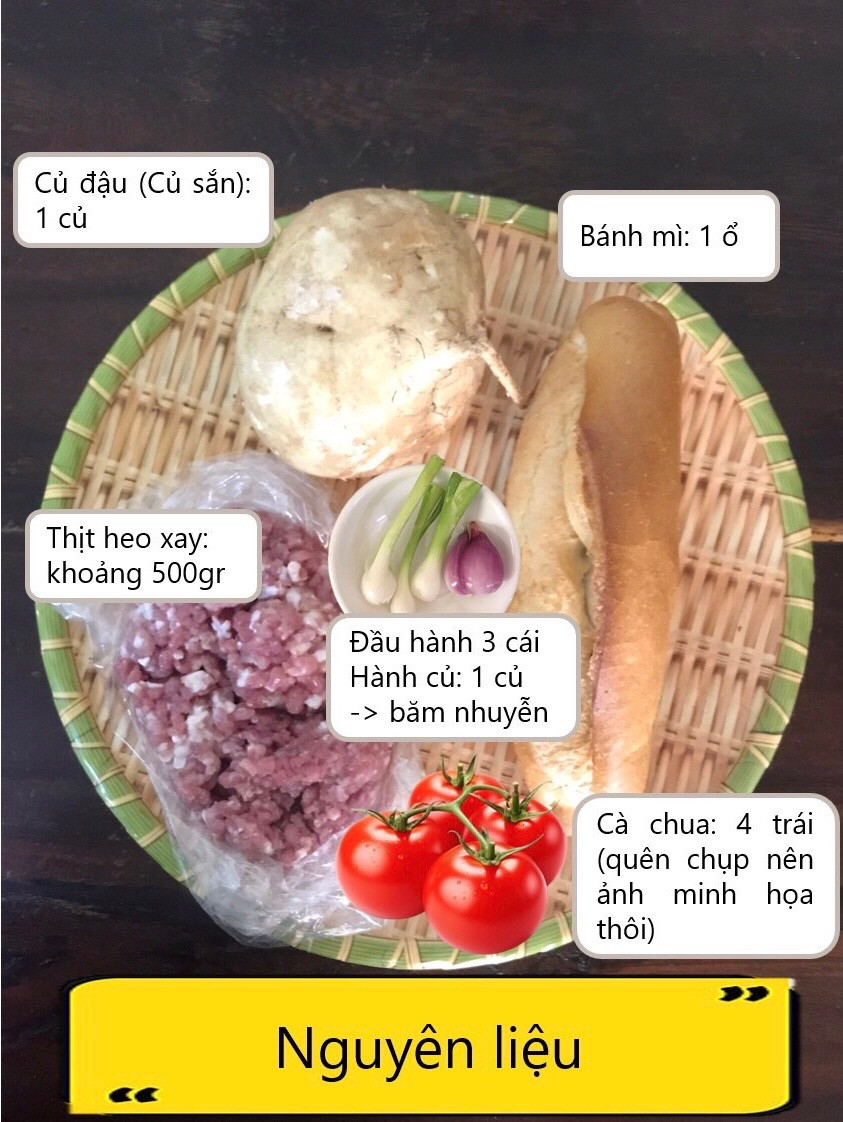 Công thức nấu Xíu Mại ngon miệng với thịt heo, củ đậu và sốt cà chua