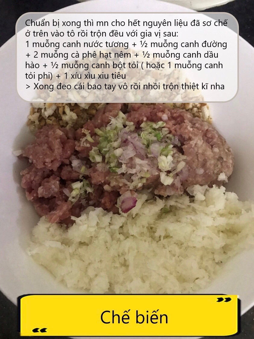 Công thức nấu Xíu Mại ngon miệng với thịt heo, củ đậu và sốt cà chua