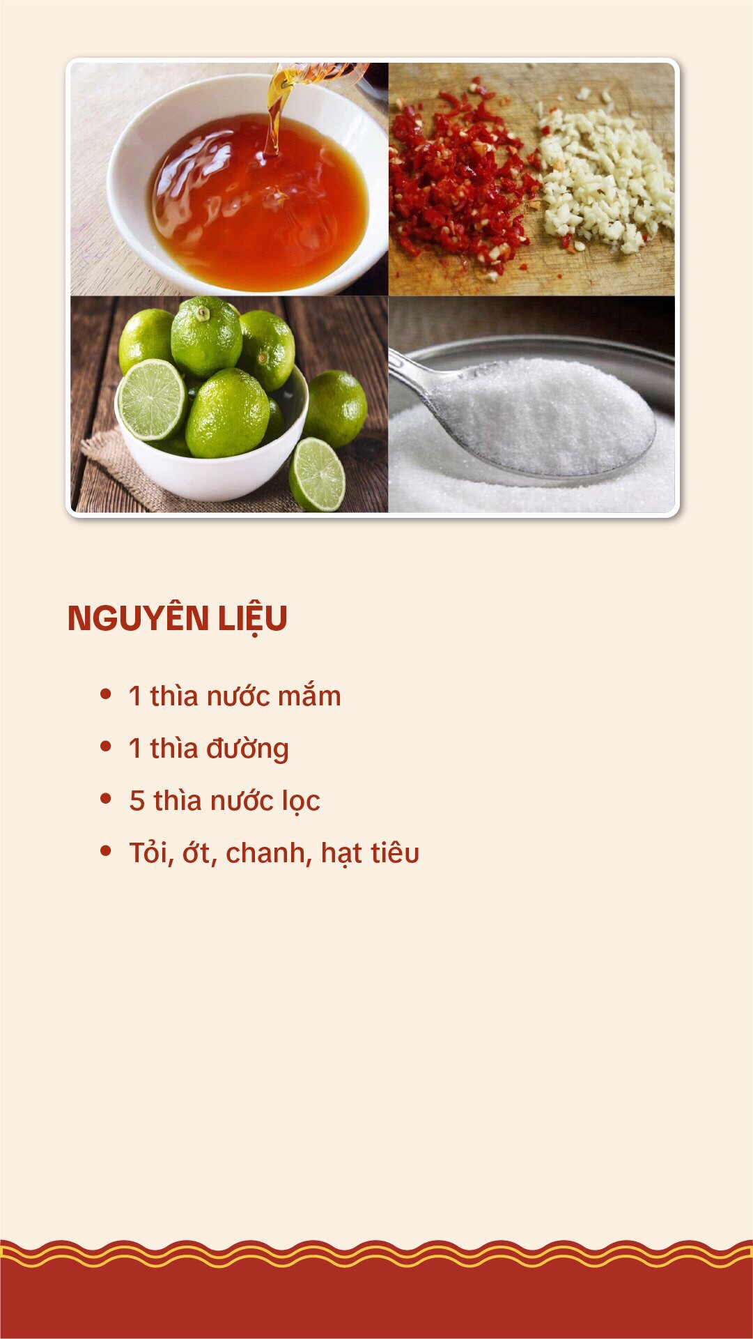 Công thức nước mắm chấm bánh đa nem (chả giò) ngon tuyệt vời