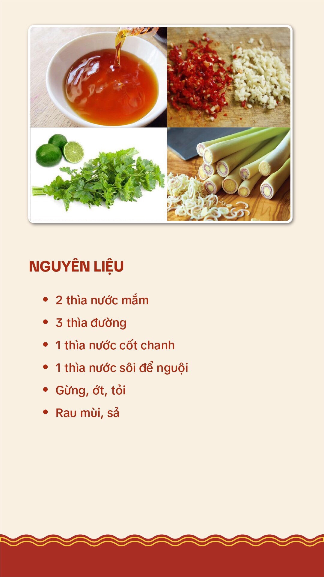 Công thức nước mắm chấm ốc luộc