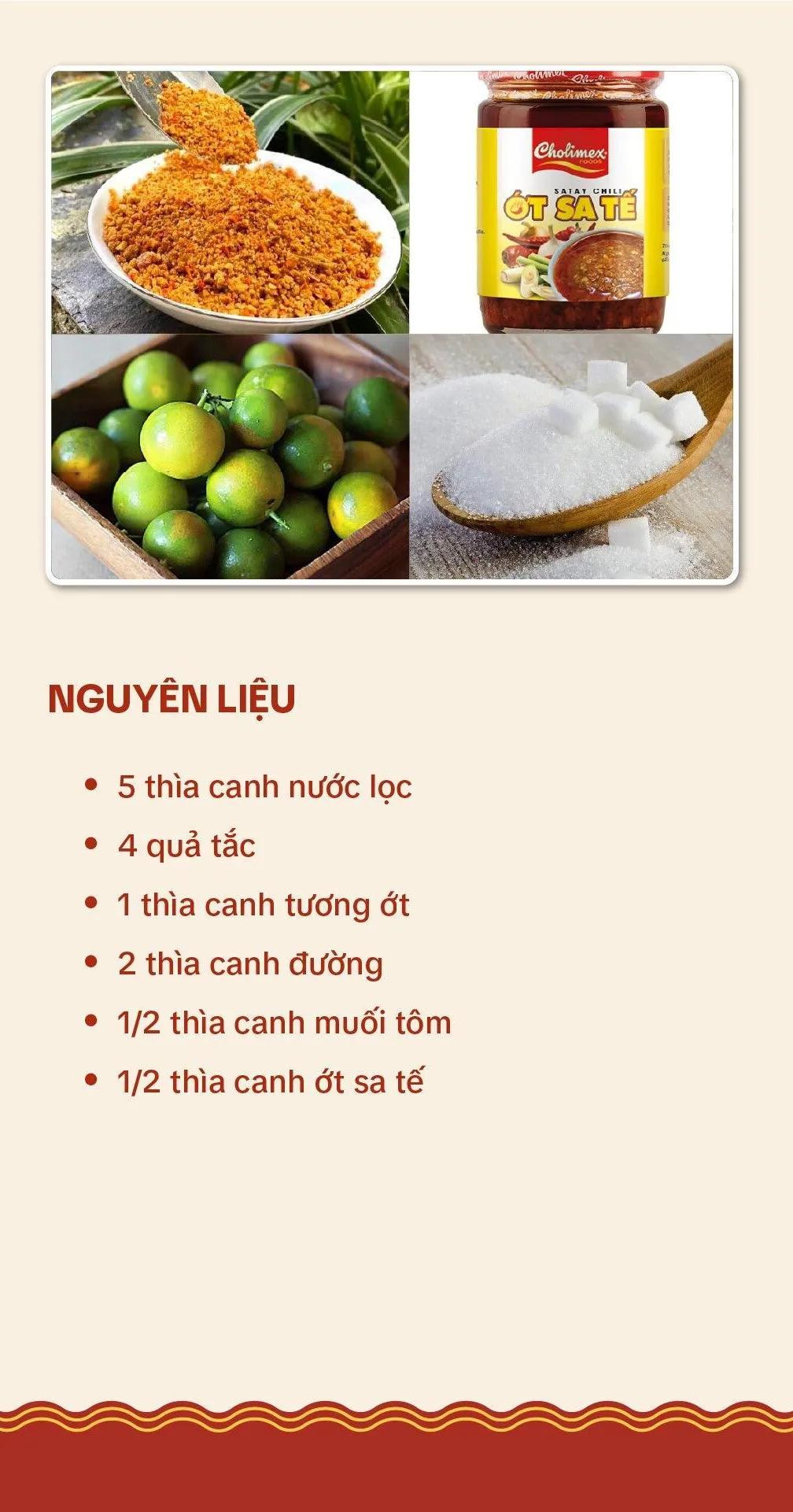 Công thức nước sốt trộn bánh tráng siêu dính