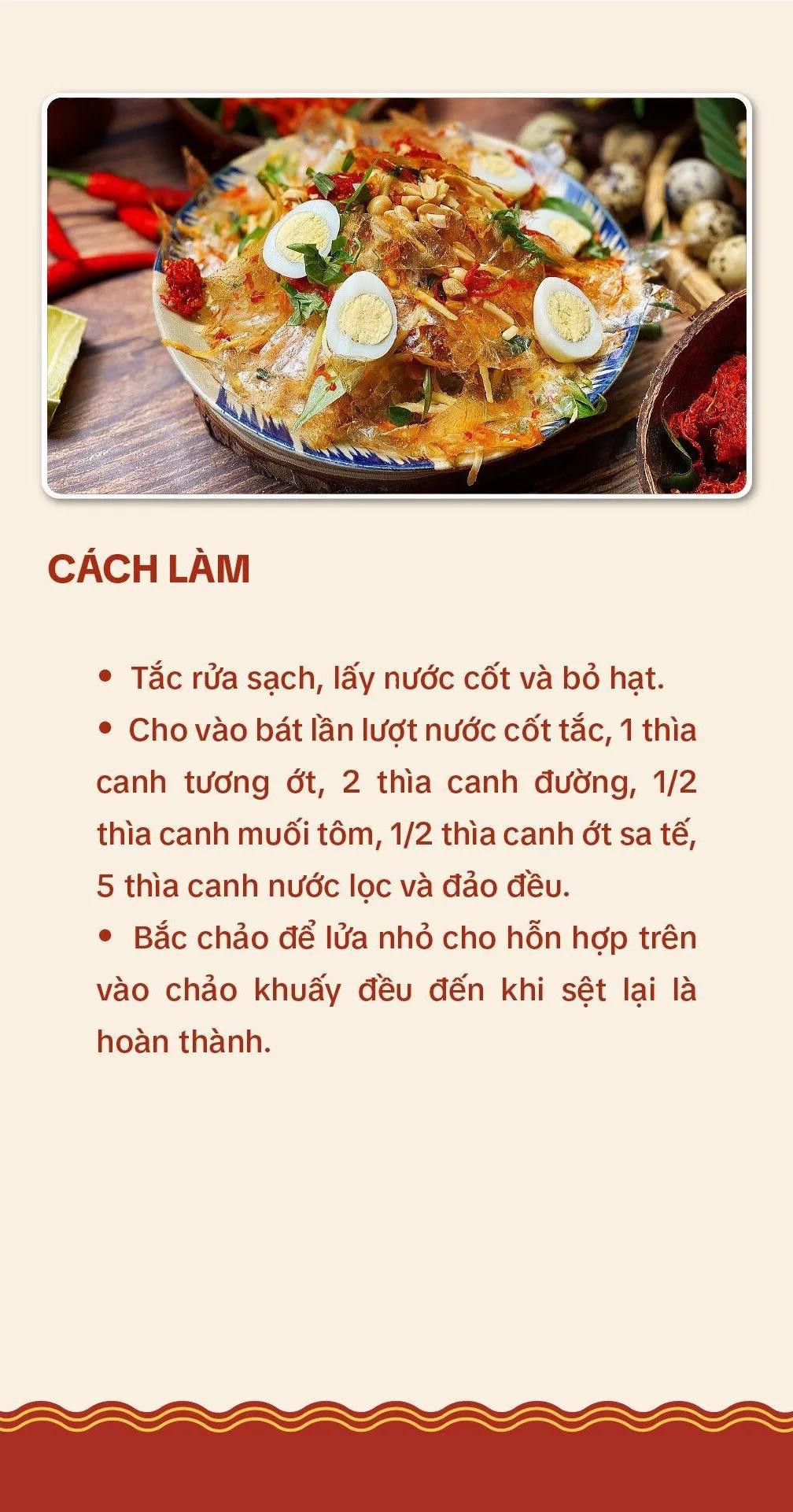 Công thức nước sốt trộn bánh tráng siêu dính