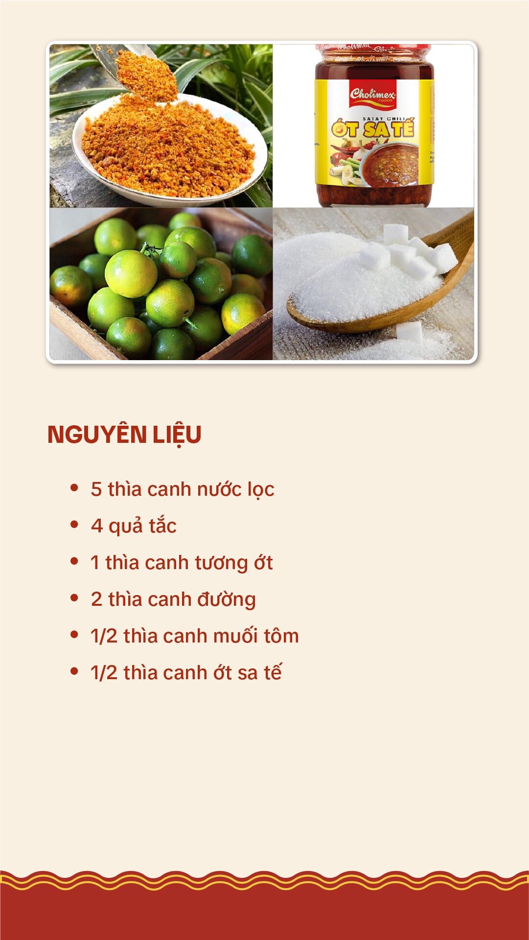 Công thức nước sốt trộn bánh tráng siêu dính với Ớt sa tế và nước lọc