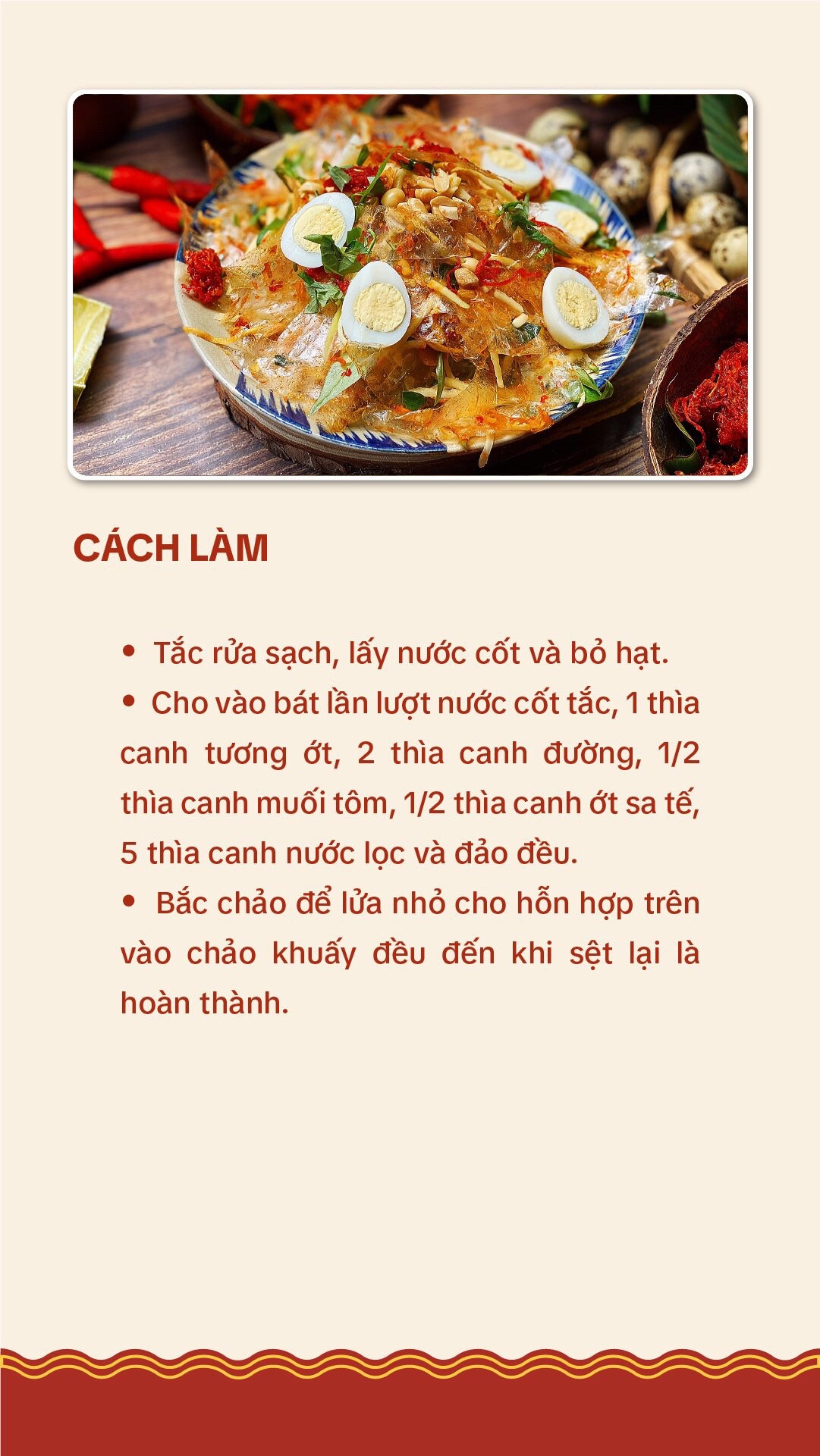 Công thức nước sốt trộn bánh tráng siêu dính với Ớt sa tế và nước lọc