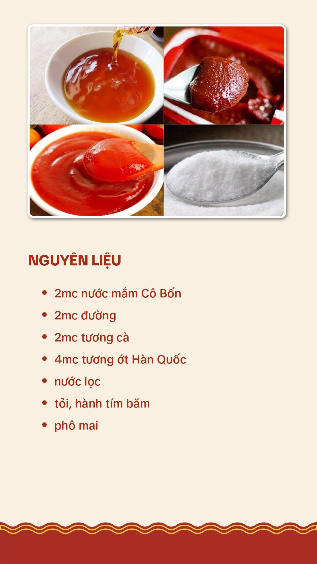 Công thức sốt làm Tokbokki phô mai đơn giản, siêu ngon với nước mắm Cô Bốn