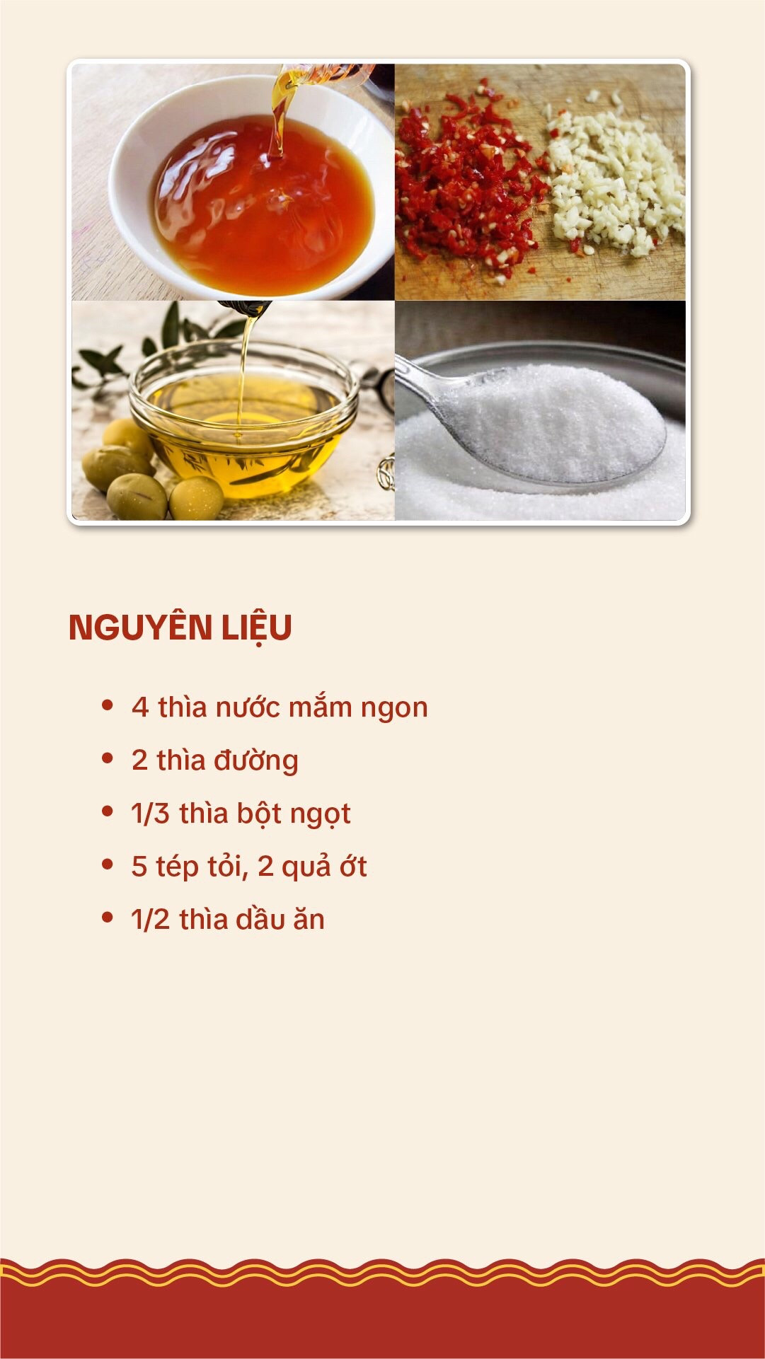 Công thức sốt mắm tỏi Cá diêu hồng chiên giòn, nguyên liệu và cách làm chi tiết