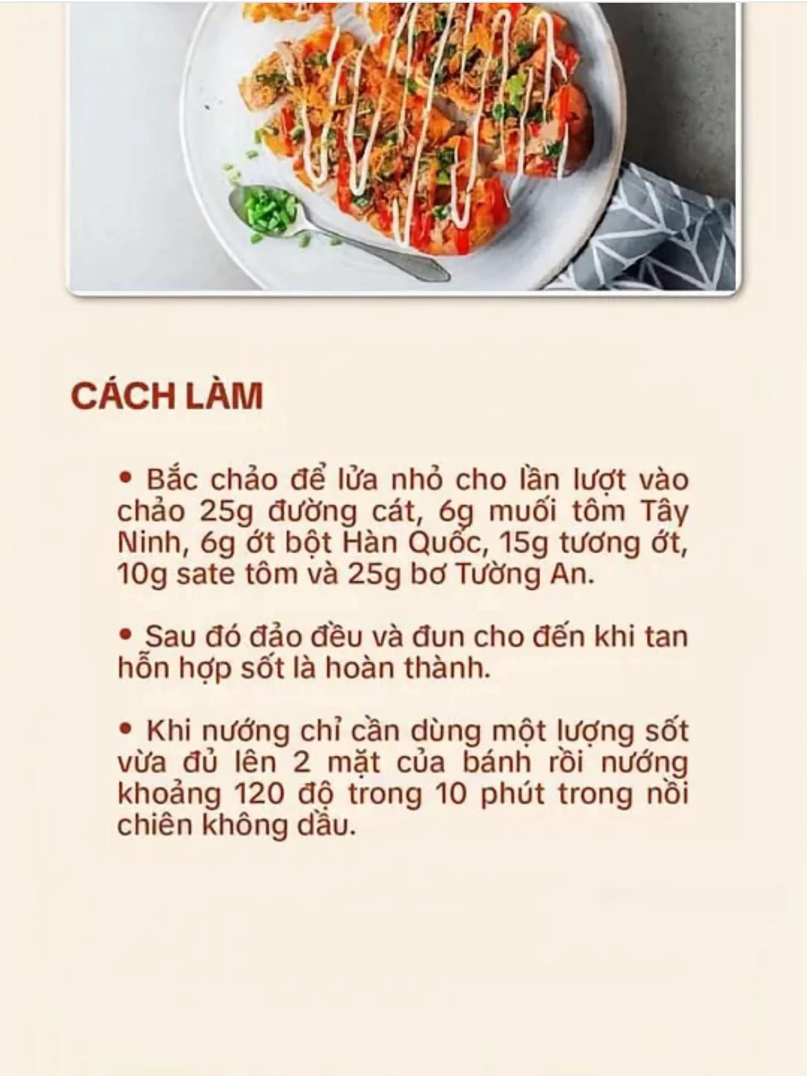 Công thức sốt muối ớt nướng bánh mì chuẩn vị, sử dụng muối tôm Tây Ninh và ớt bột Hàn Quốc