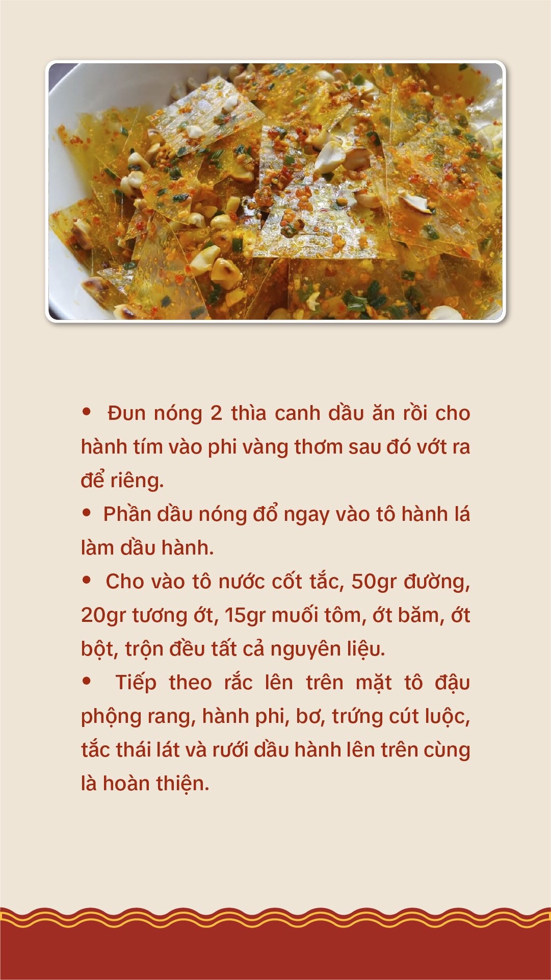 Công thức sốt sa tế tắc chấm bánh tráng siêu cuốn