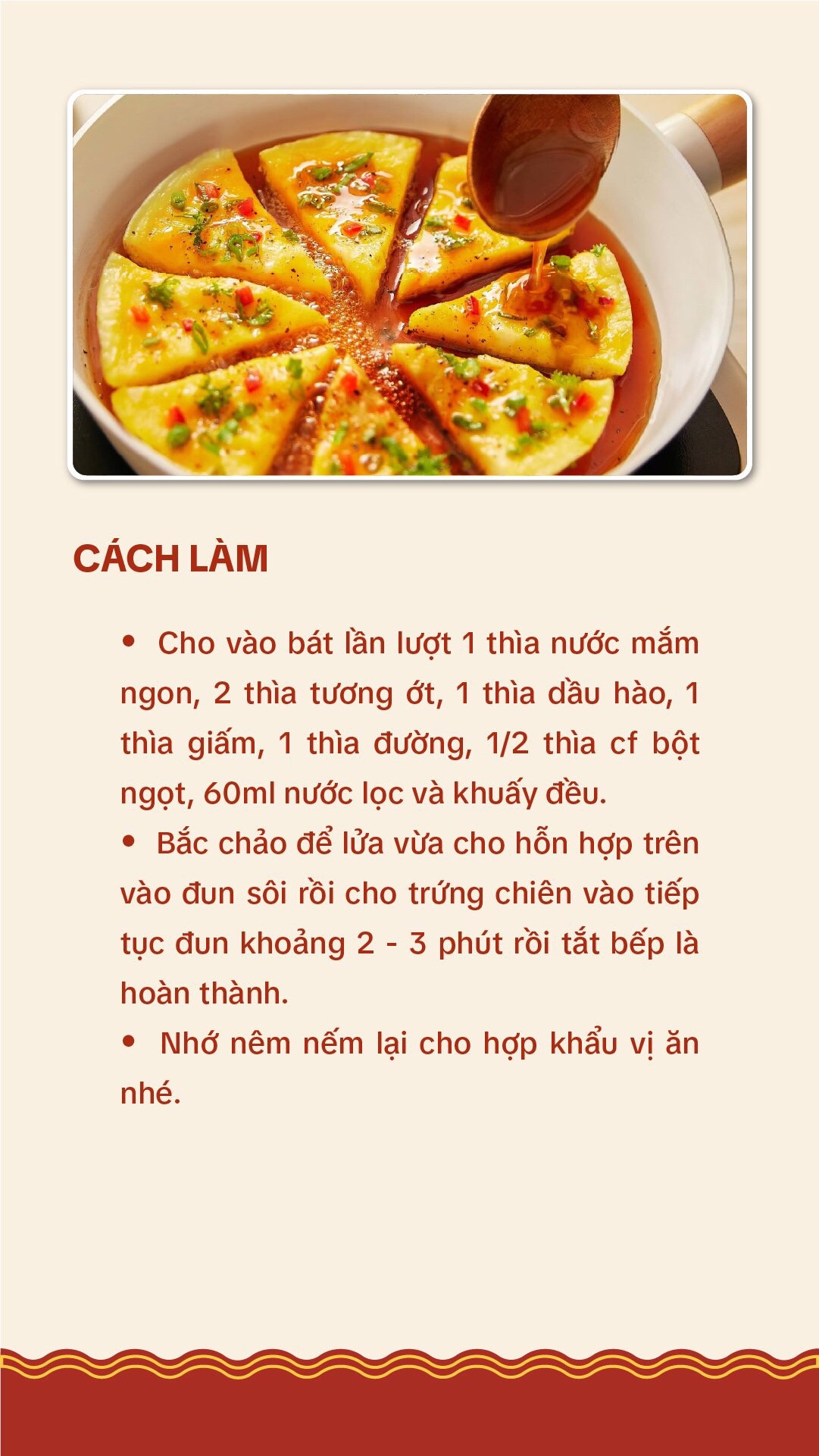 Công thức sốt trứng chiên đơn giản, dễ làm, ăn cực ngon