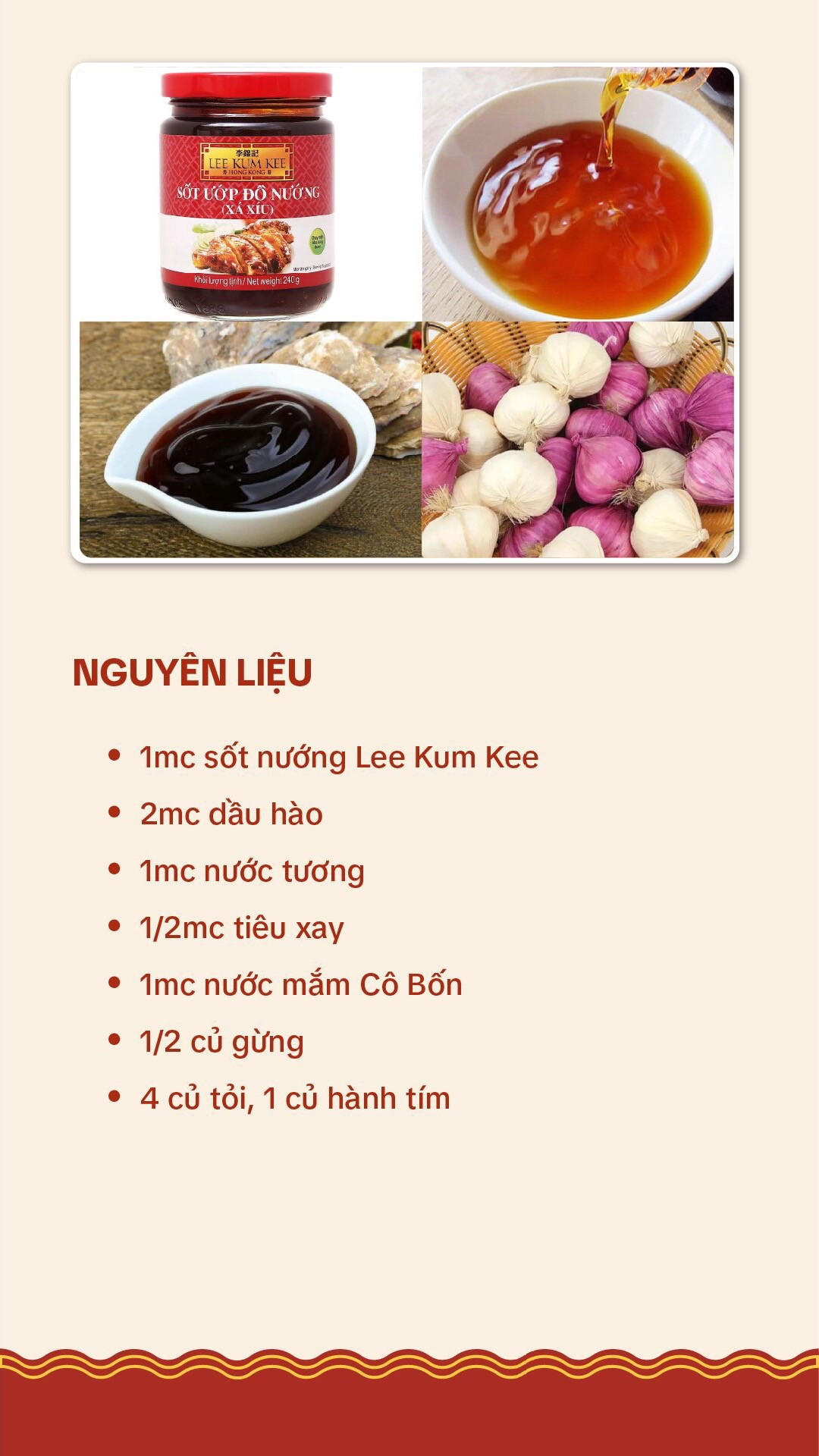 Công thức sốt ướp thịt nướng ngon với Lee Kum Kee và nước mắm Cô Bốn