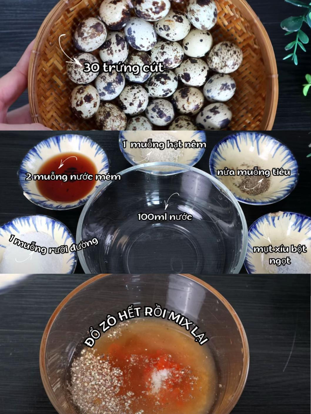 Công thức trứng cút sốt mắm tỏi, món ăn ngon rẻ chưa tới 30k cho ngày cuối tháng