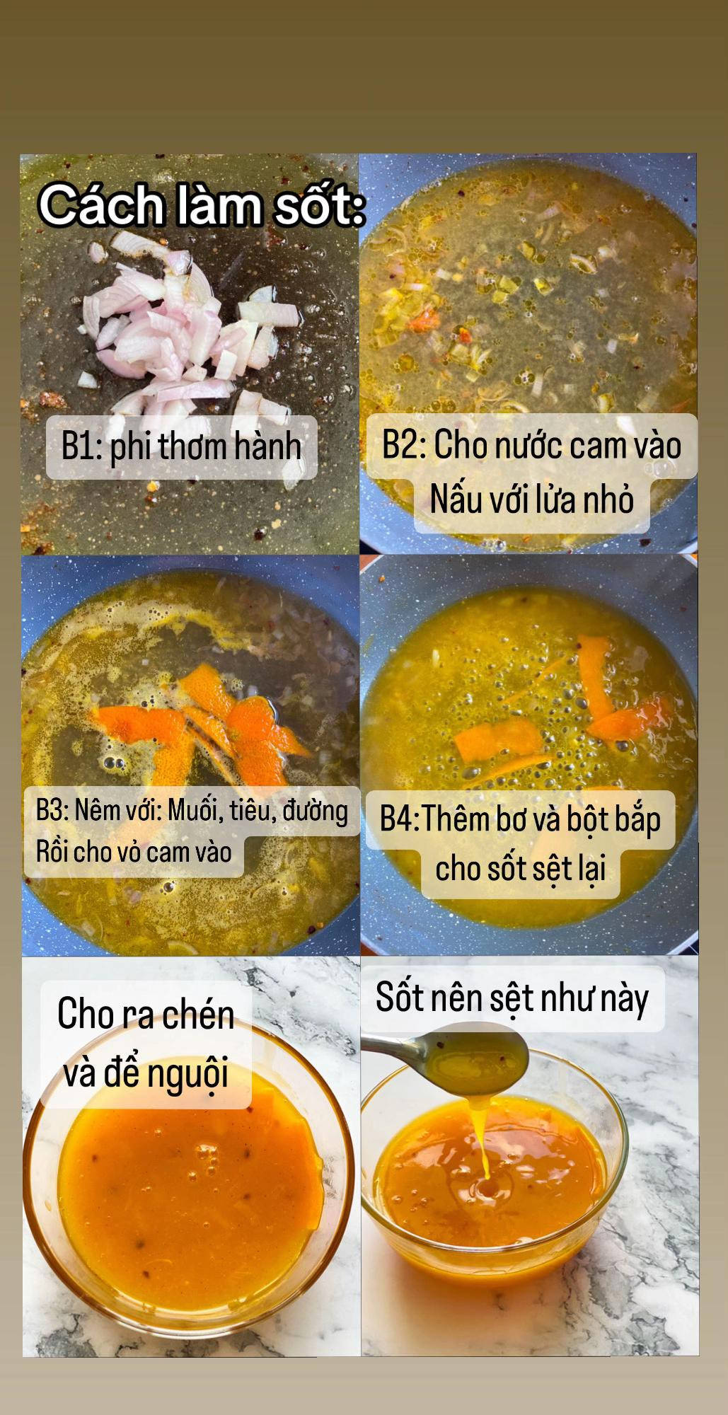 Công thức ức gà sốt cam ăn kèm măng tây xào bơ tỏi, món ngon eat clean đơn giản